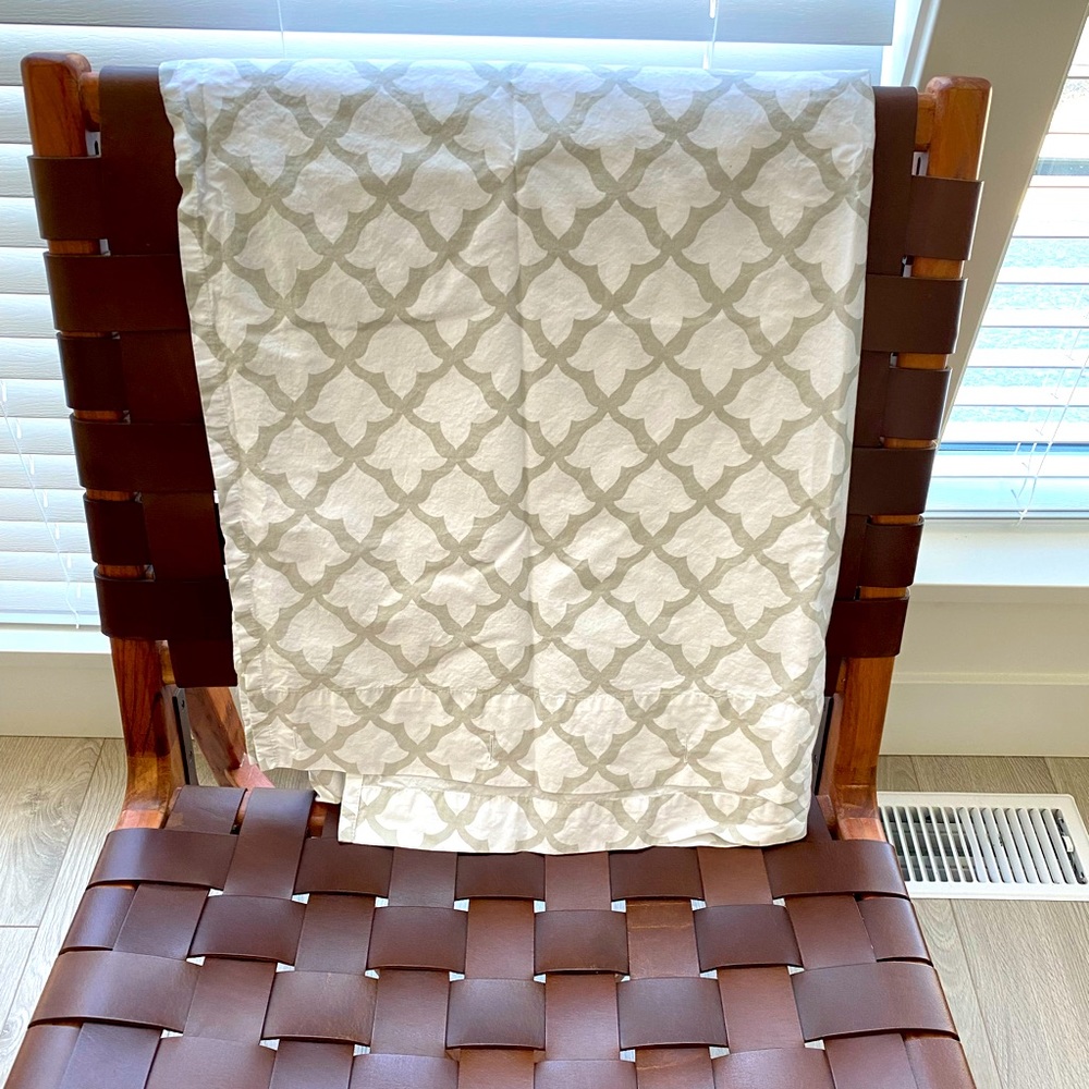 Pottery Barn Organic Cotton Shower Curtain